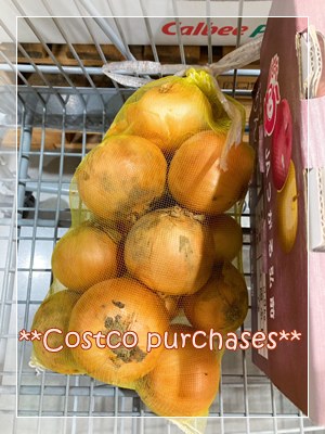 玉ねぎ3キロネット入り 母リクエストの定番食材 コストコ購入品。