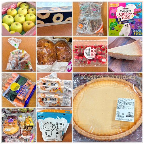 3月1回目のコストコ購入品11品のコラージュ画像