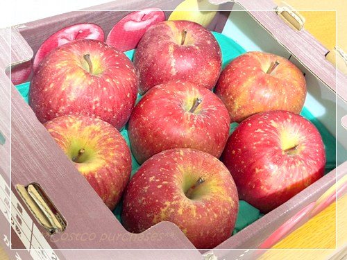 4月6日のコストコ購入品 りんご1ケース